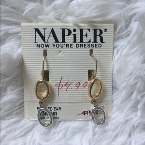 NAPiER GOLD & SILVER EARRINGS